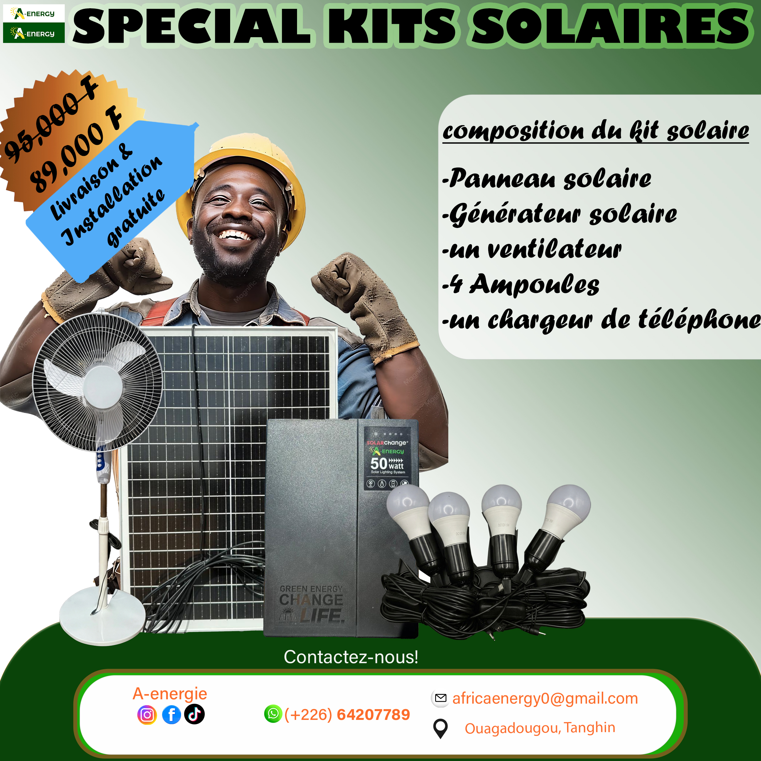 Kit solaire autonome 